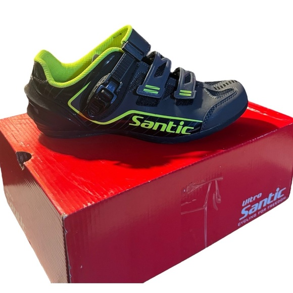 Santic Lock-Free Cycling Shoes US 7 EUR 40 MTB Road Bike Shoes Cycling S… - Picture 1 of 6
